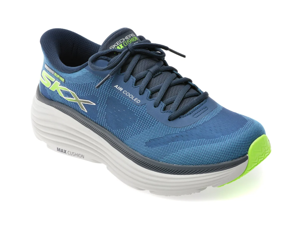 Pantofi Sport Skechers Bleumarin, Max Cushioning Endeavour, Din Material Textil