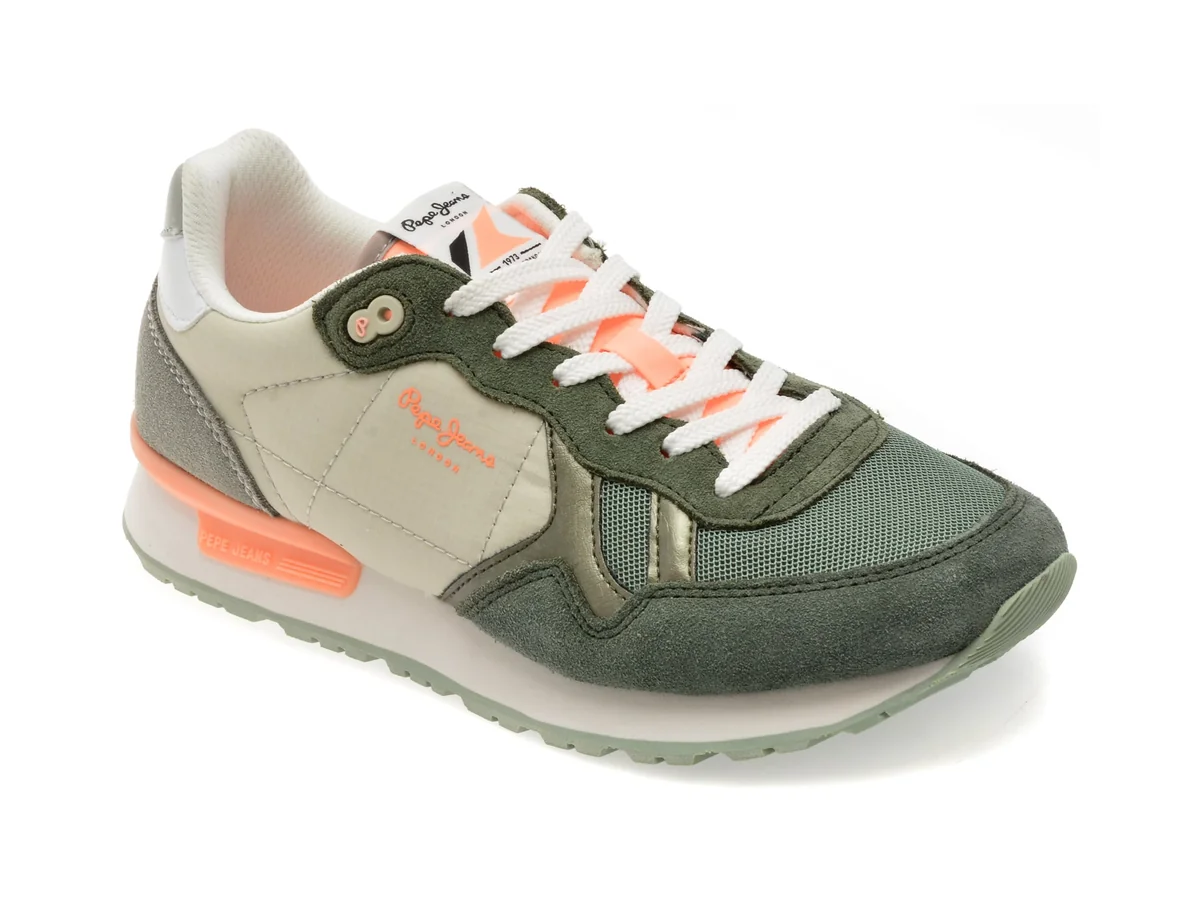 Pantofi Sport Pepe Jeans Multicolor, Brit Camp, Din Material Textil