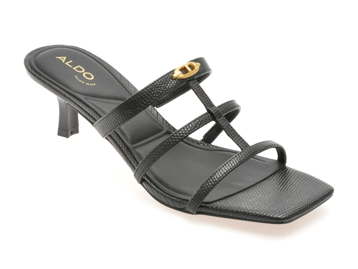 Papuci Aldo Negri Golden Glow 001 Din Piele Ecologica