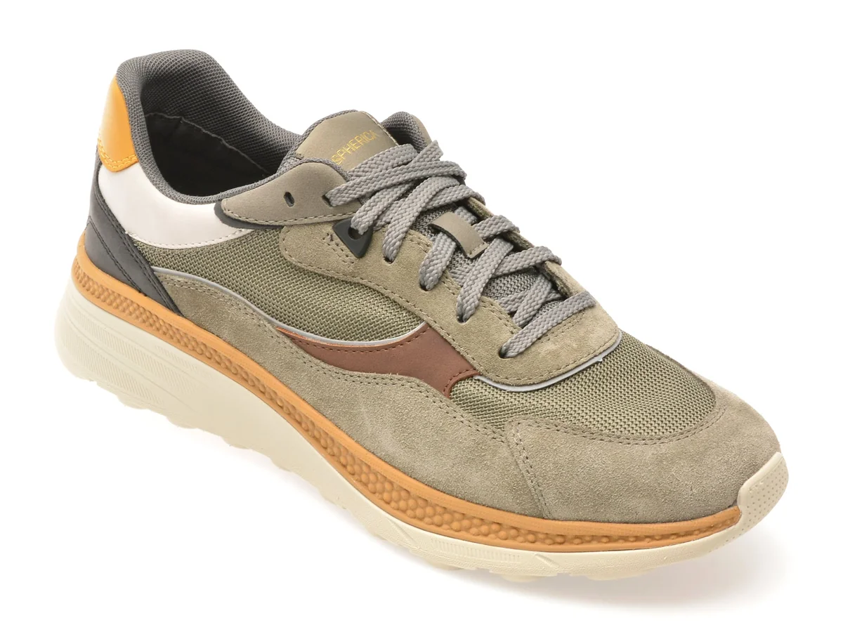 Pantofi Sport Geox Gri, U55HUA, Din Material Textil