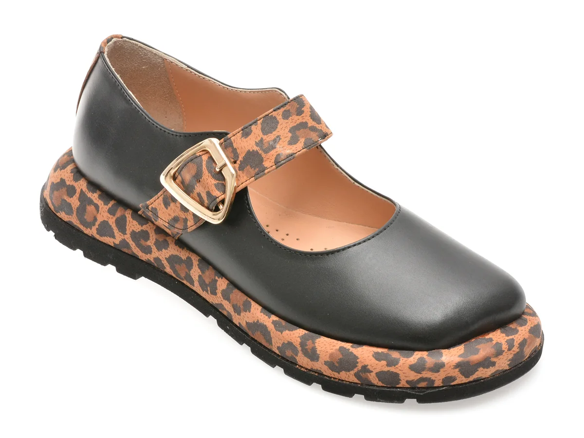 Pantofi Gryxx Negri, 671341, Din Piele Naturala