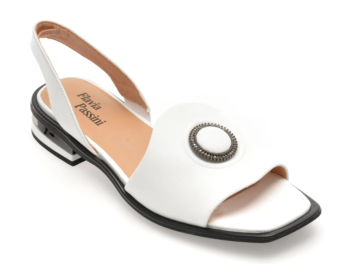 Sandale Flavia Passini Albe, 623, Din Piele Naturala