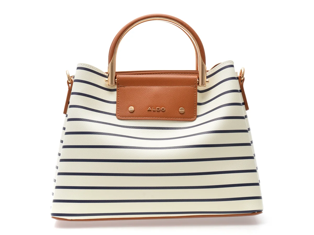 Geanta Aldo Albă, Sloana 459, Din Piele Ecologică