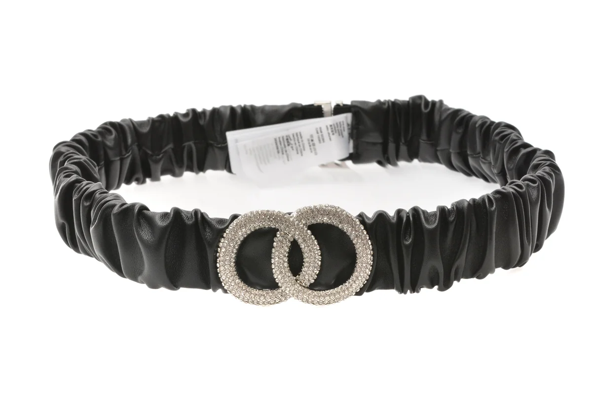 Curea Aldo Neagră, Undulată 971, Din Piele Ecologică