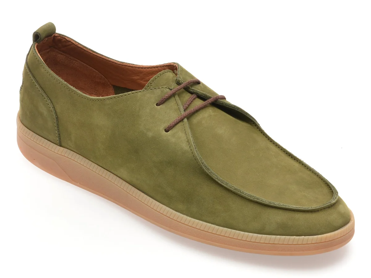 Pantofi Gryxx Verzi, 12802, Din Năbuc