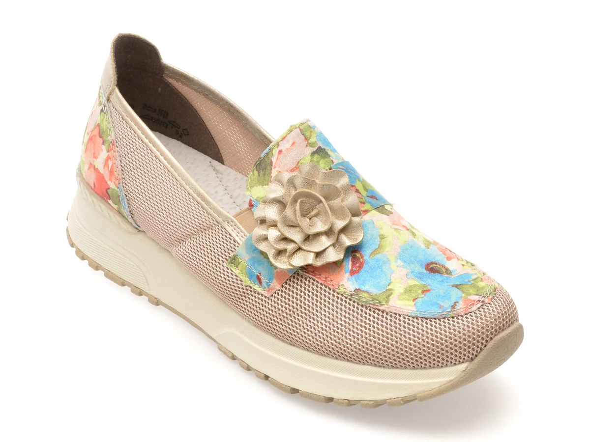 Mocasini Rieker Multicolor, N7460, Din Material Textil