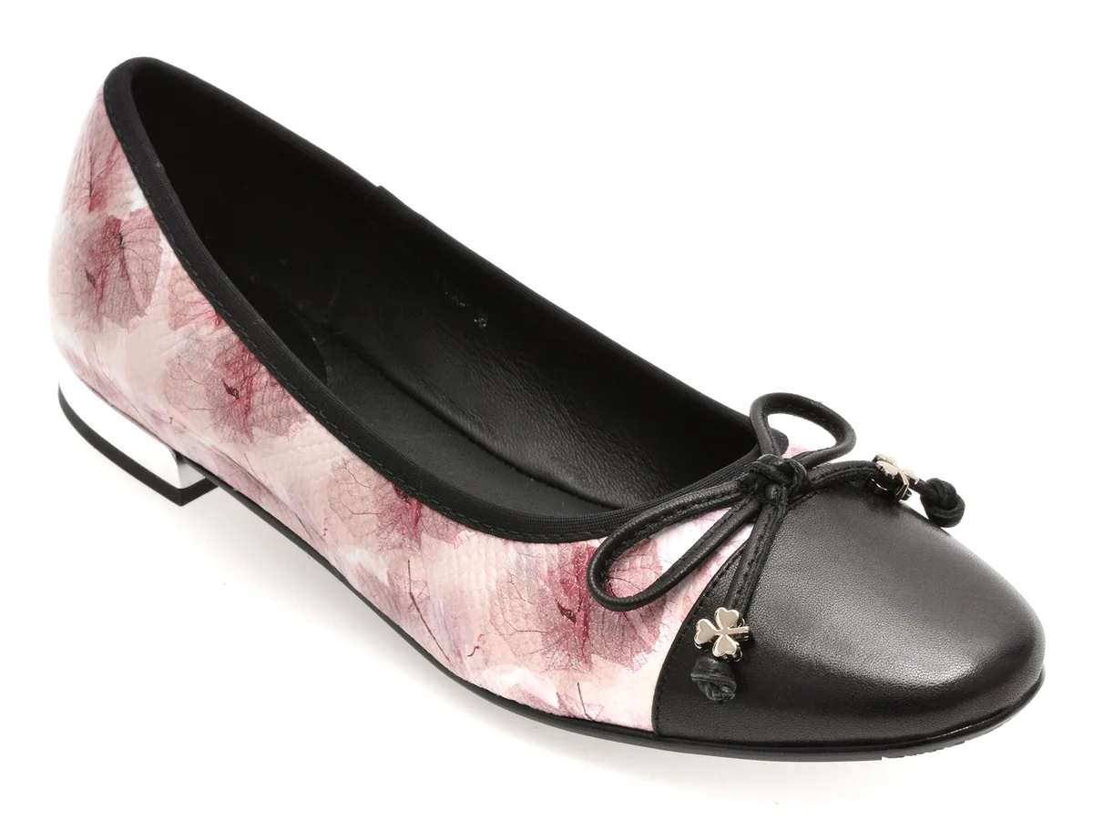 Balerini Epica Roz, 2956, Din Piele Naturală