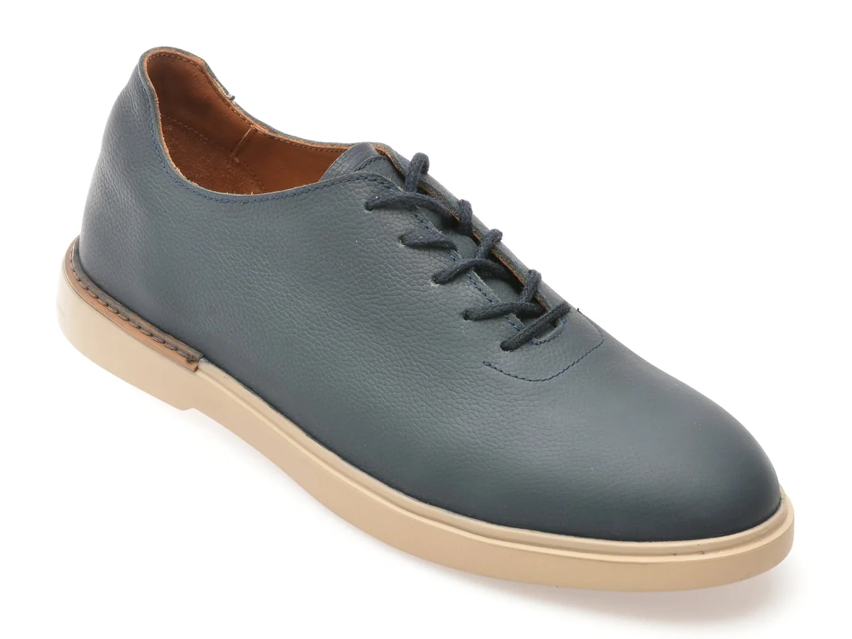 Pantofi Gryxx Bleumarin, 13102, Din Piele Naturala