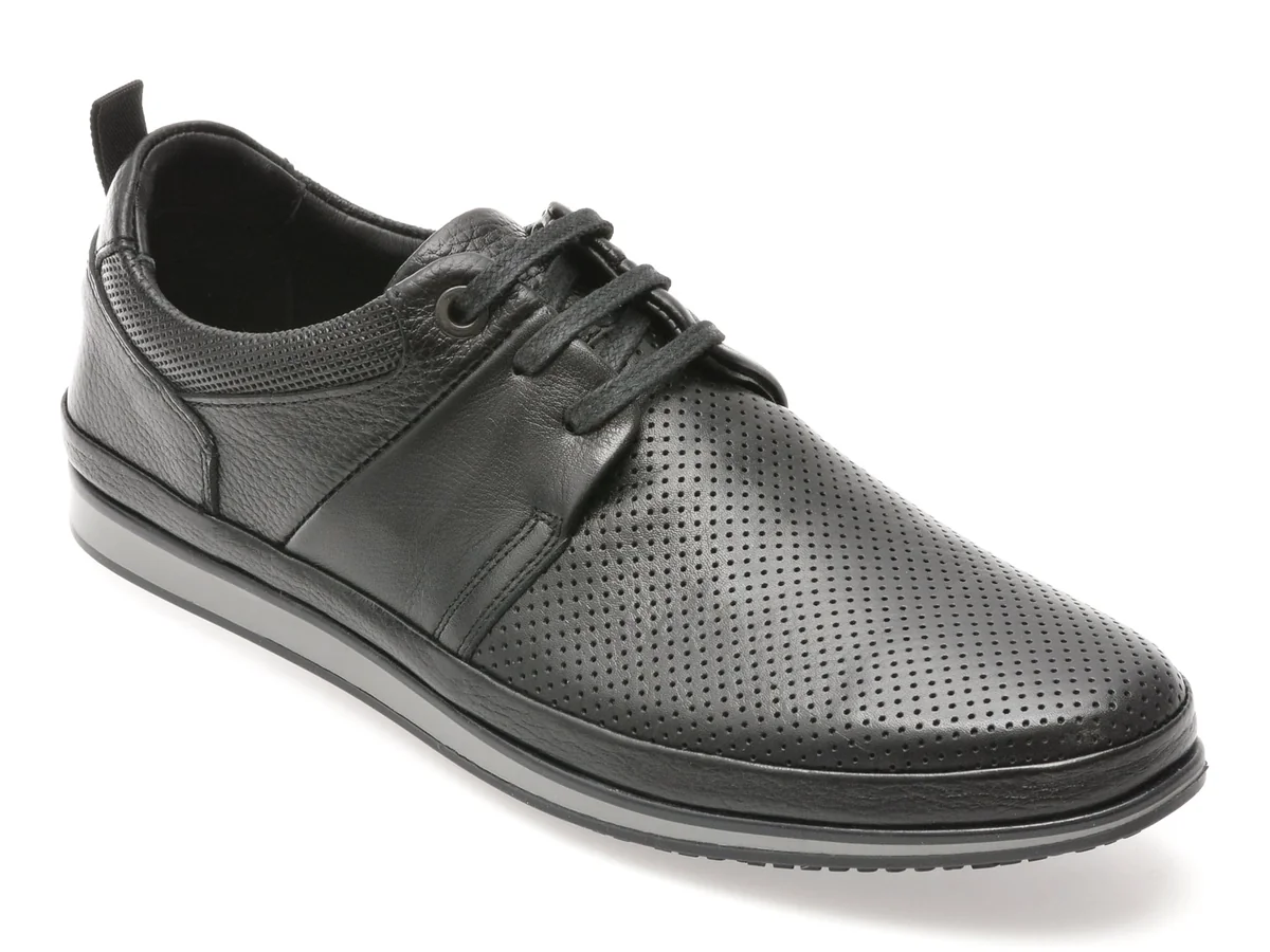 Pantofi Gryxx Negri M6819 Din Piele Naturala