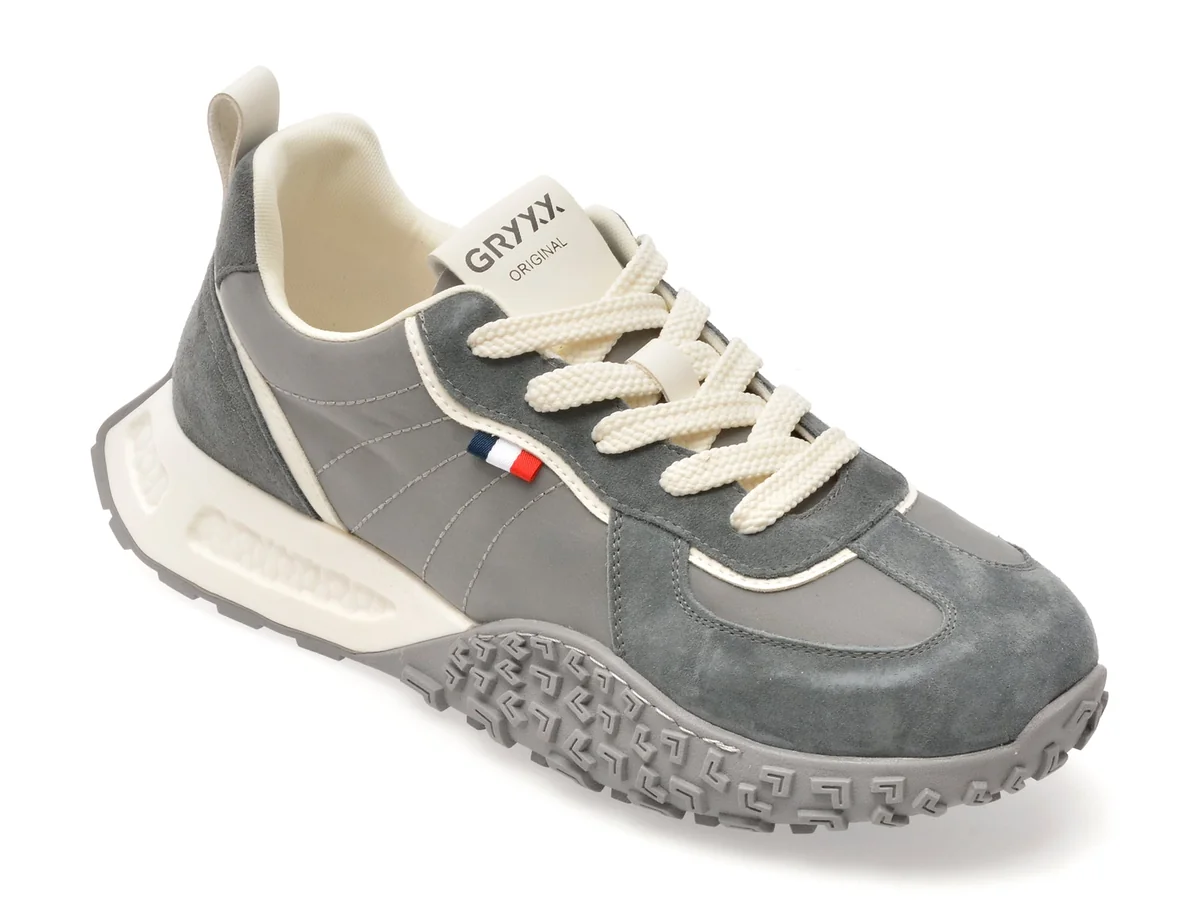 Pantofi Sport Gryxx Gri, 2106, Din Material Textil