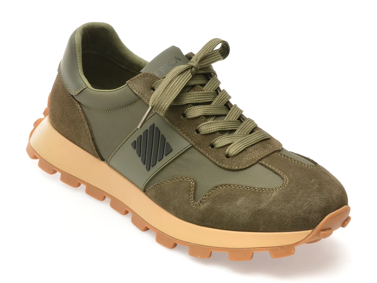 Pantofi Sport Epica Verzi, 110016, Din Material Textil