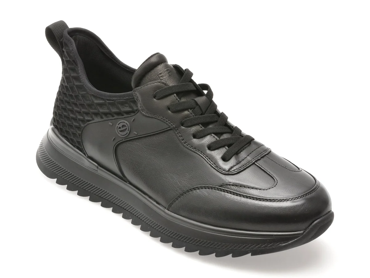 Pantofi Sport Epica Negri, 56251, Din Piele Naturală
