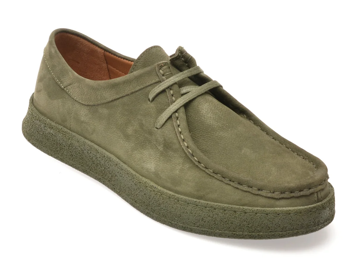 Mocasini Gryxx Kaki, M71802, Din Năbuc