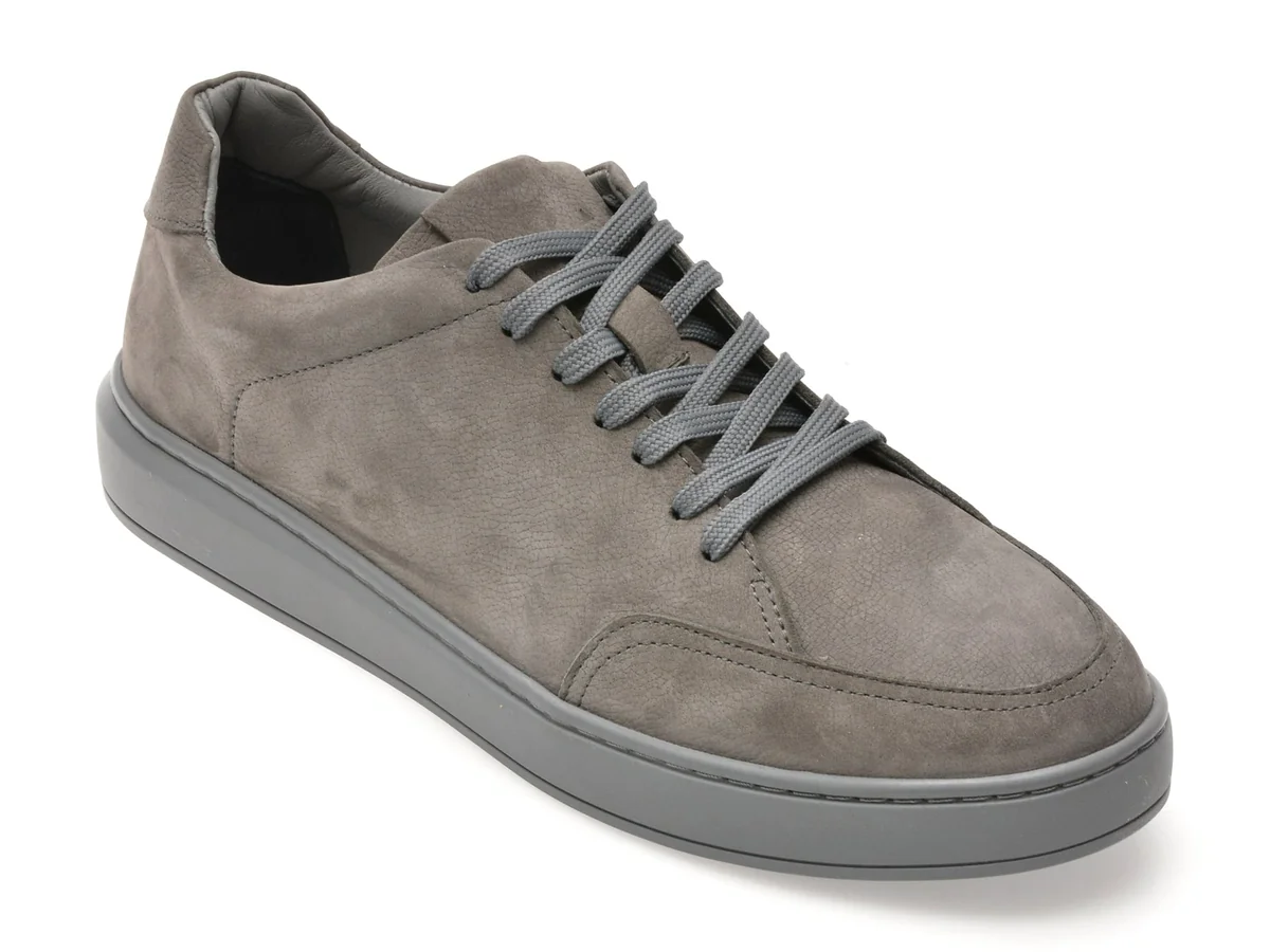 Pantofi Sport Gryxx Gri, M25M03, Din Năbuc