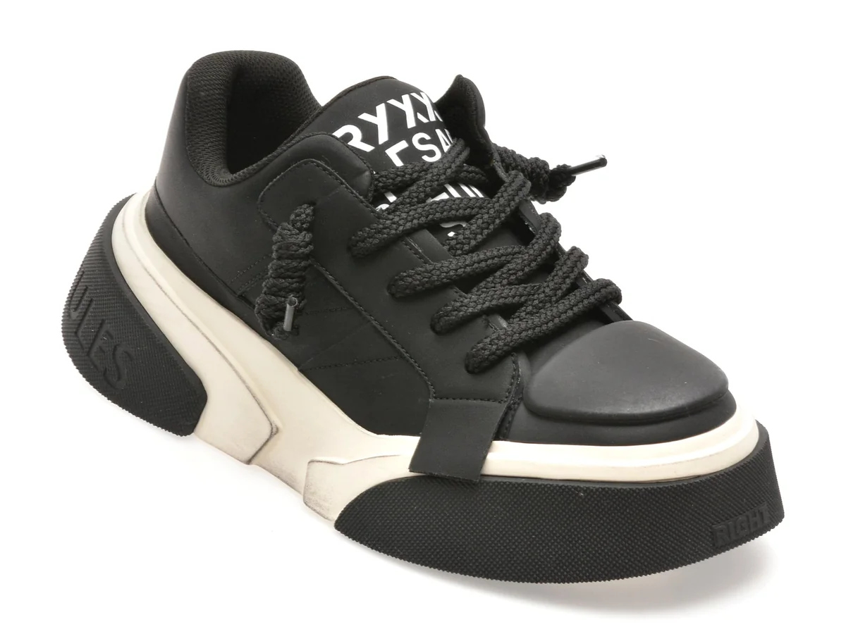 Pantofi Sport Gryxx Negri Y003 Din Piele Naturala