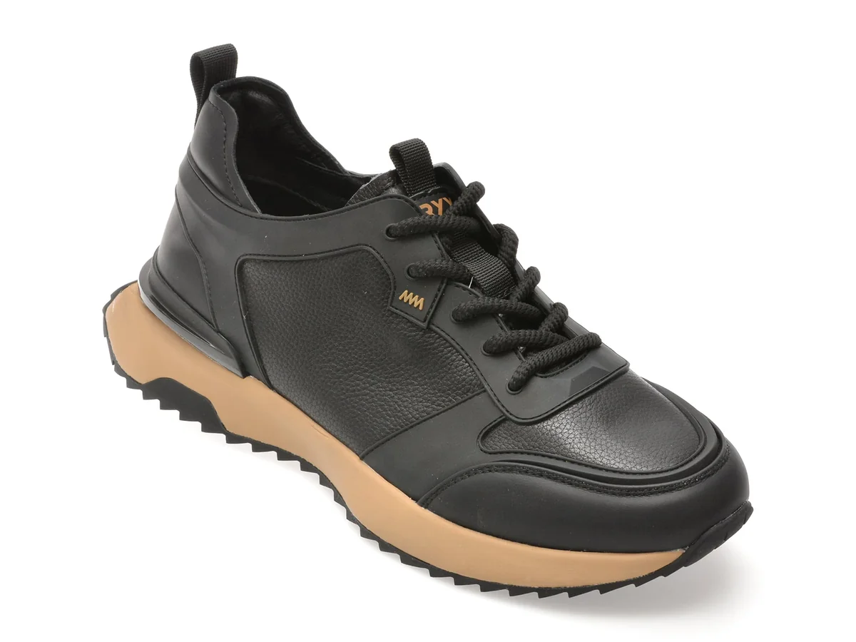 Pantofi Sport Gryxx Negri 11015 Din Piele Naturala