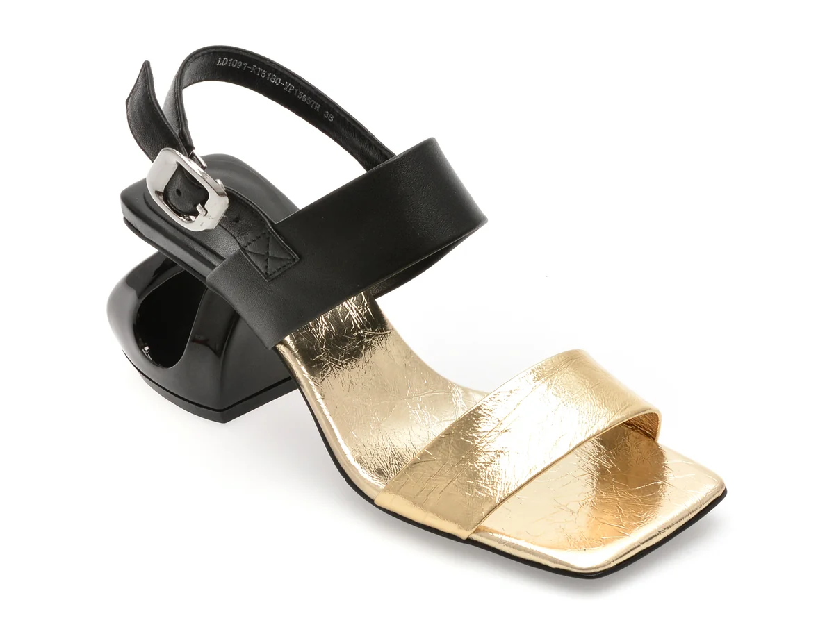 Sandale Epica Aurii, LD1091, Din Piele Naturala