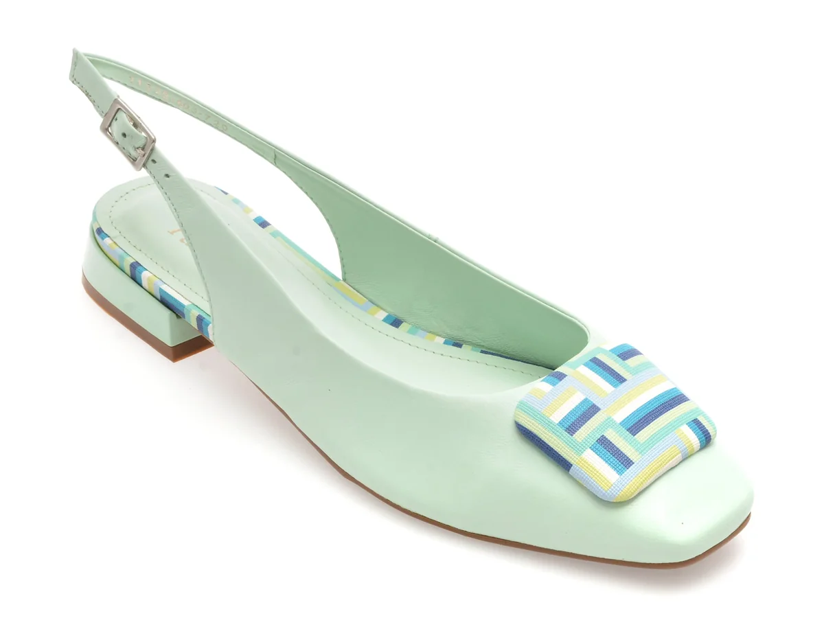 Pantofi Epica Verzi 1152720 Din Piele Naturala