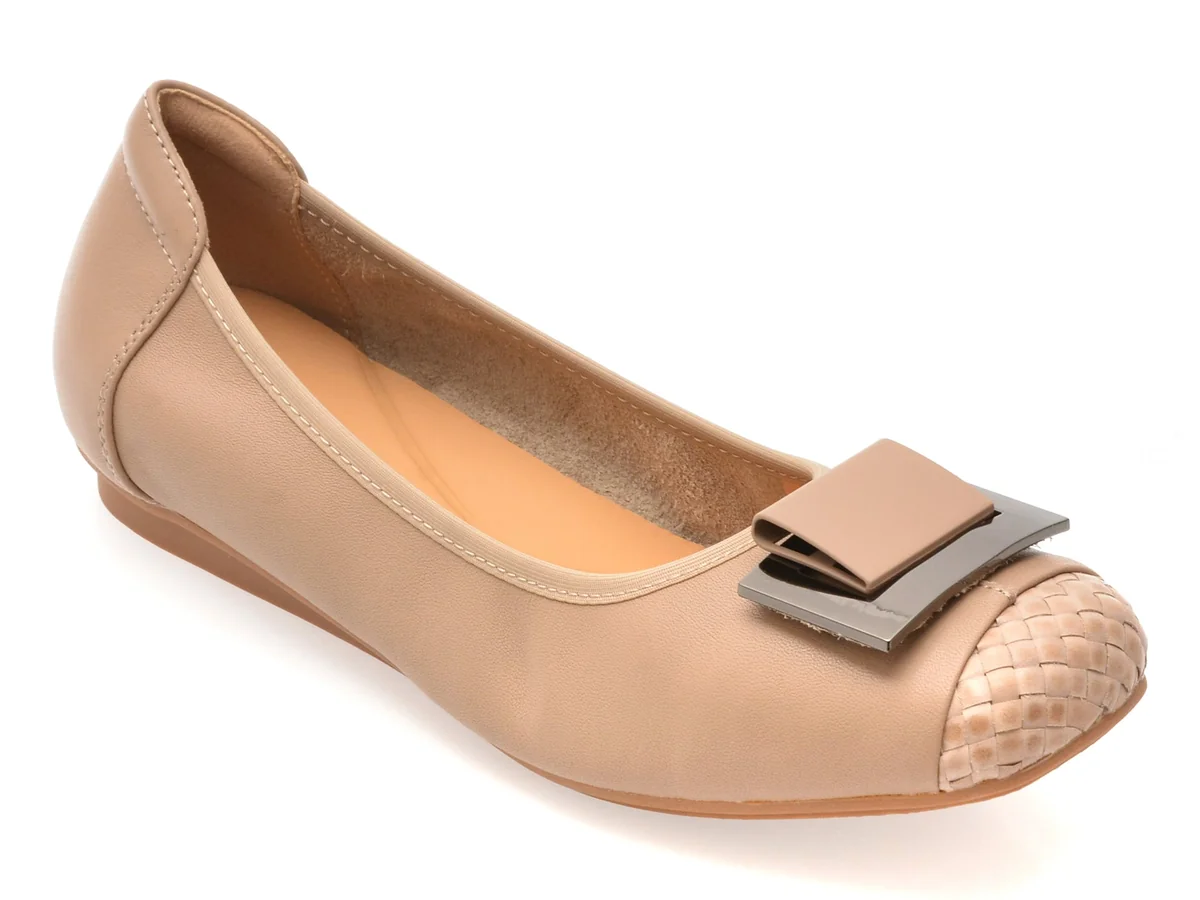 Balerini Gryxx Gri, 2281, Din Piele Naturala