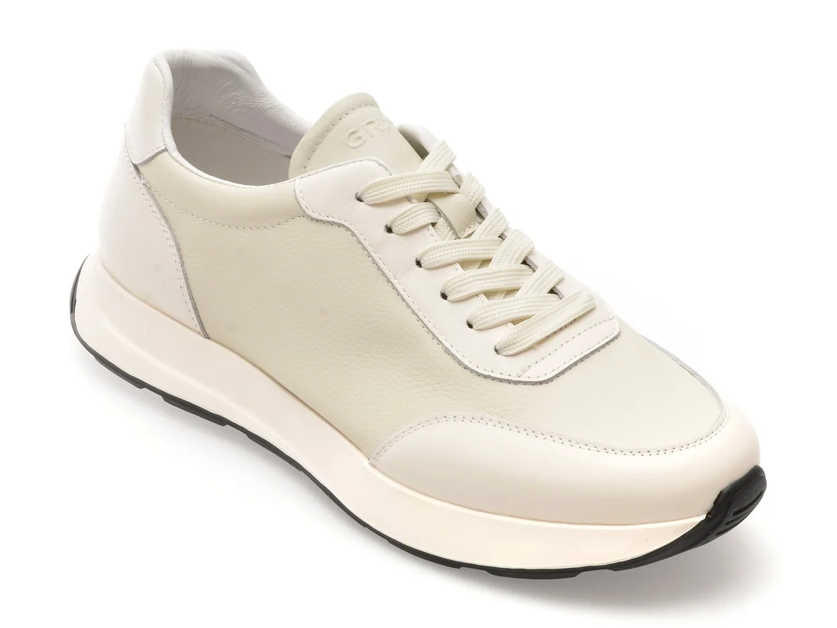 Pantofi Sport Gryxx Bej, 5772, Din Piele Naturala