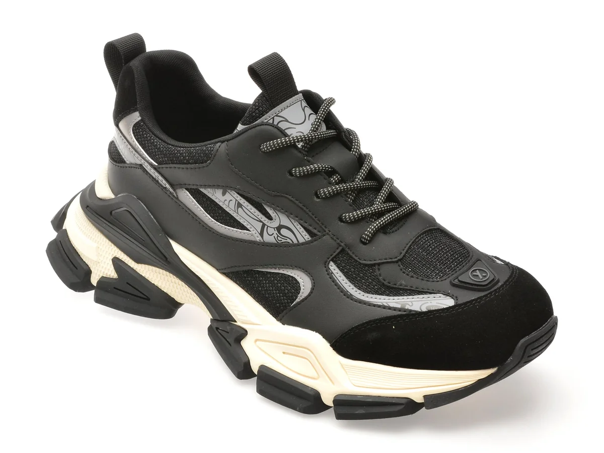 Pantofi Sport Gryxx Negri, 110031, Din Material Textil