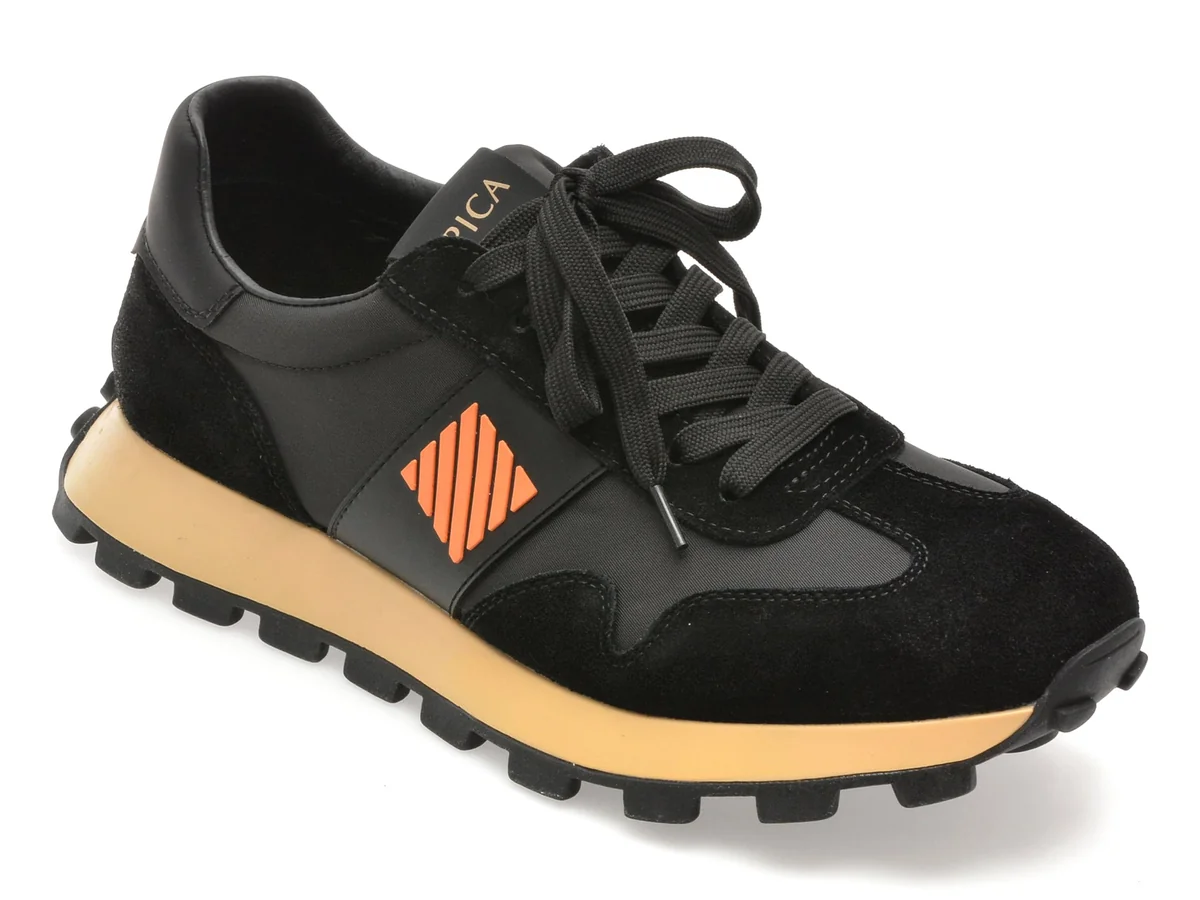 Pantofi Sport Epica Negri, 110016, Din Material Textil