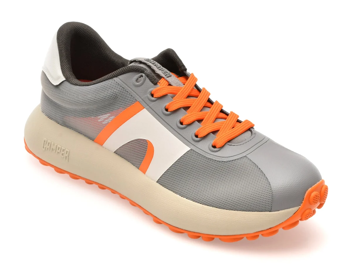 Pantofi Sport Camper Gri, Pelotas, Din Material Textil