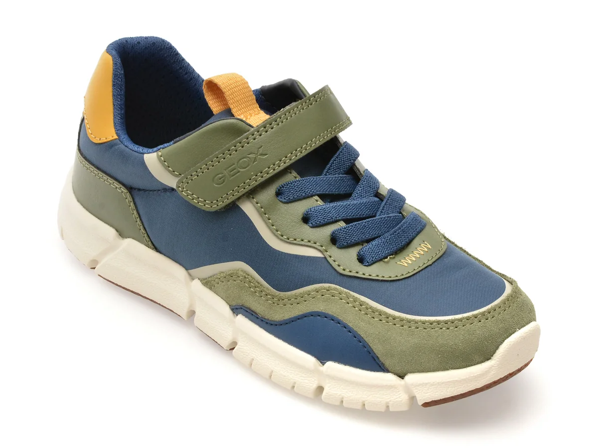 Pantofi Sport Geox Albastri, J559BA, Din Material Textil