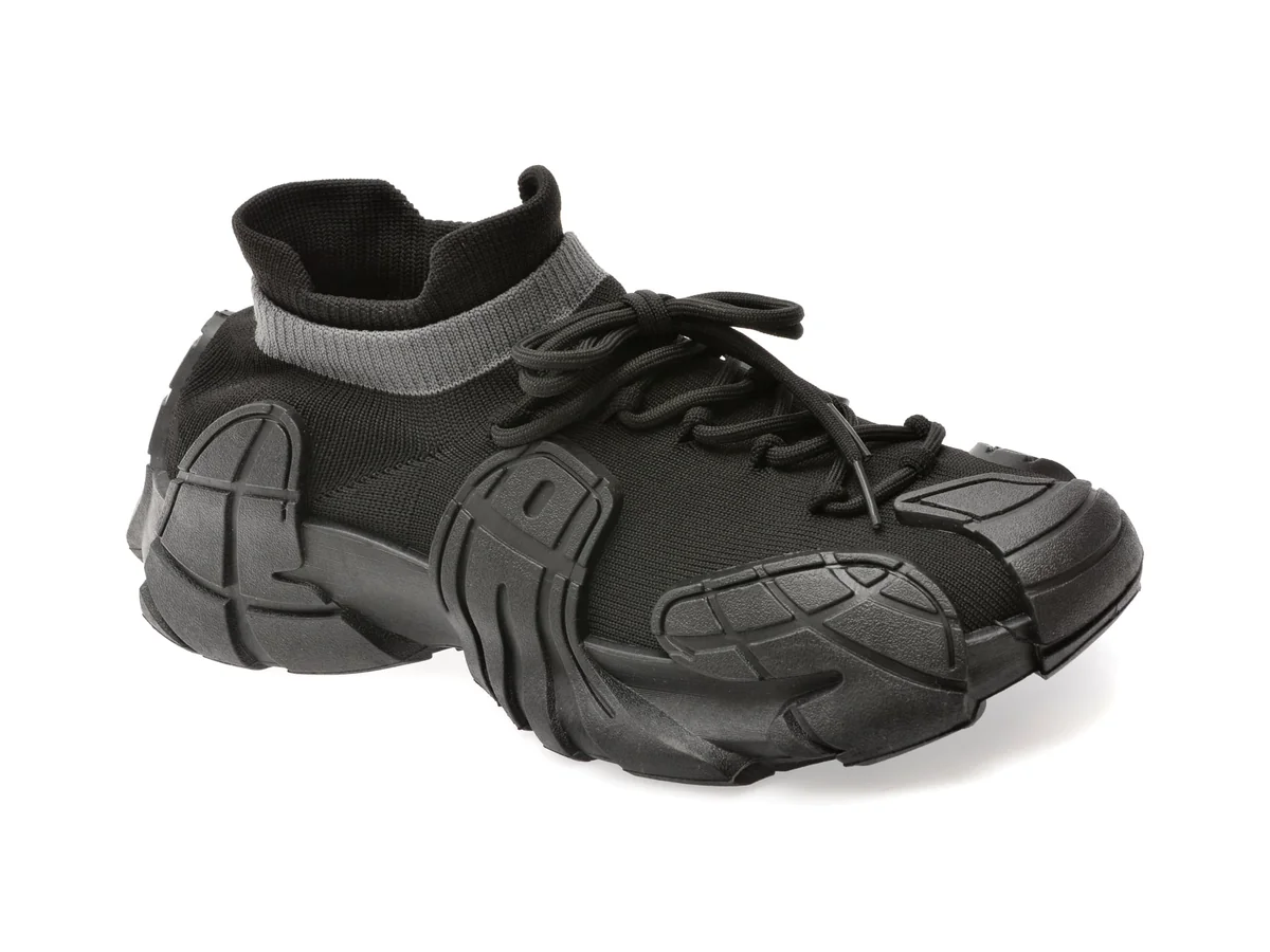 Pantofi Sport Gryxx Negri 8809 Din Material Textil