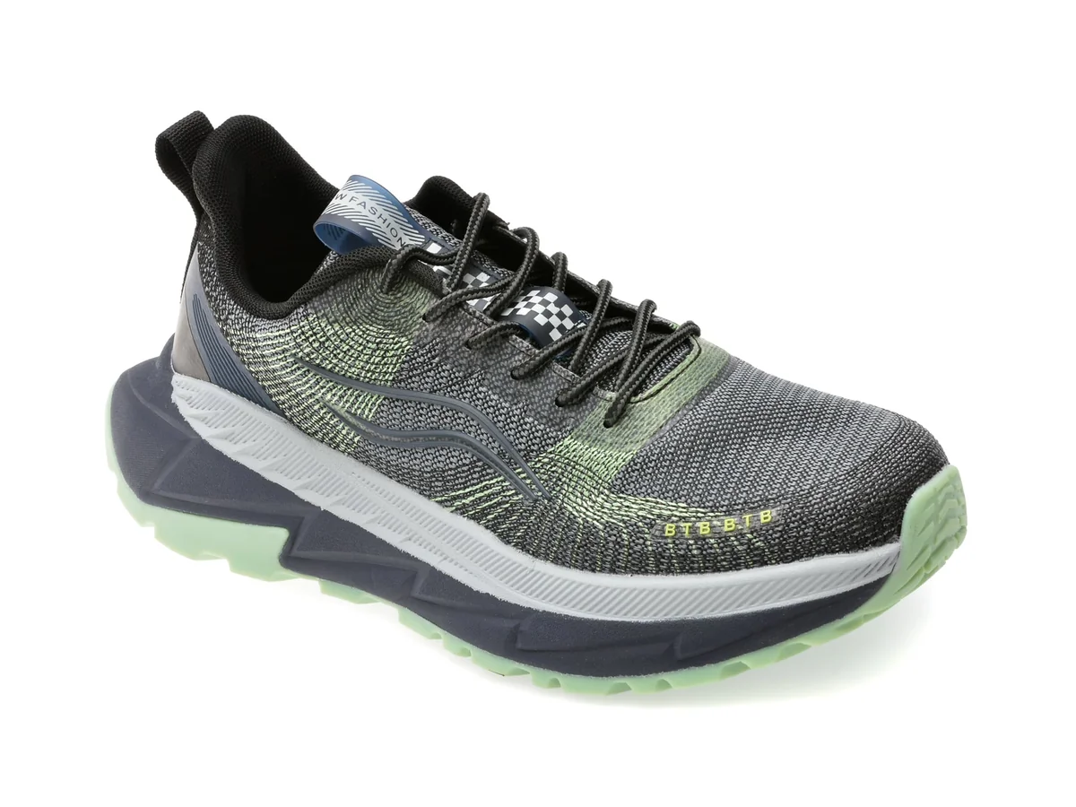 Pantofi Sport Bite The Bullet Albastri, 6851, Din Material Textil