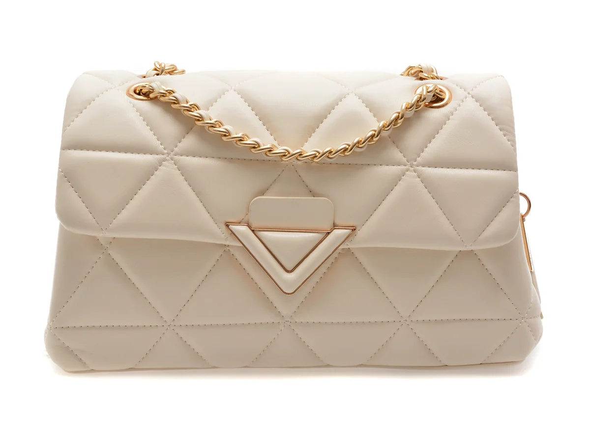 Geanta Aldo Bej, Soft Puff Quilt 168, Din Piele Ecologică