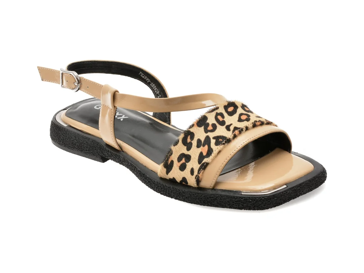 Sandale Gryxx Nude, 2899, Din Piele Naturala