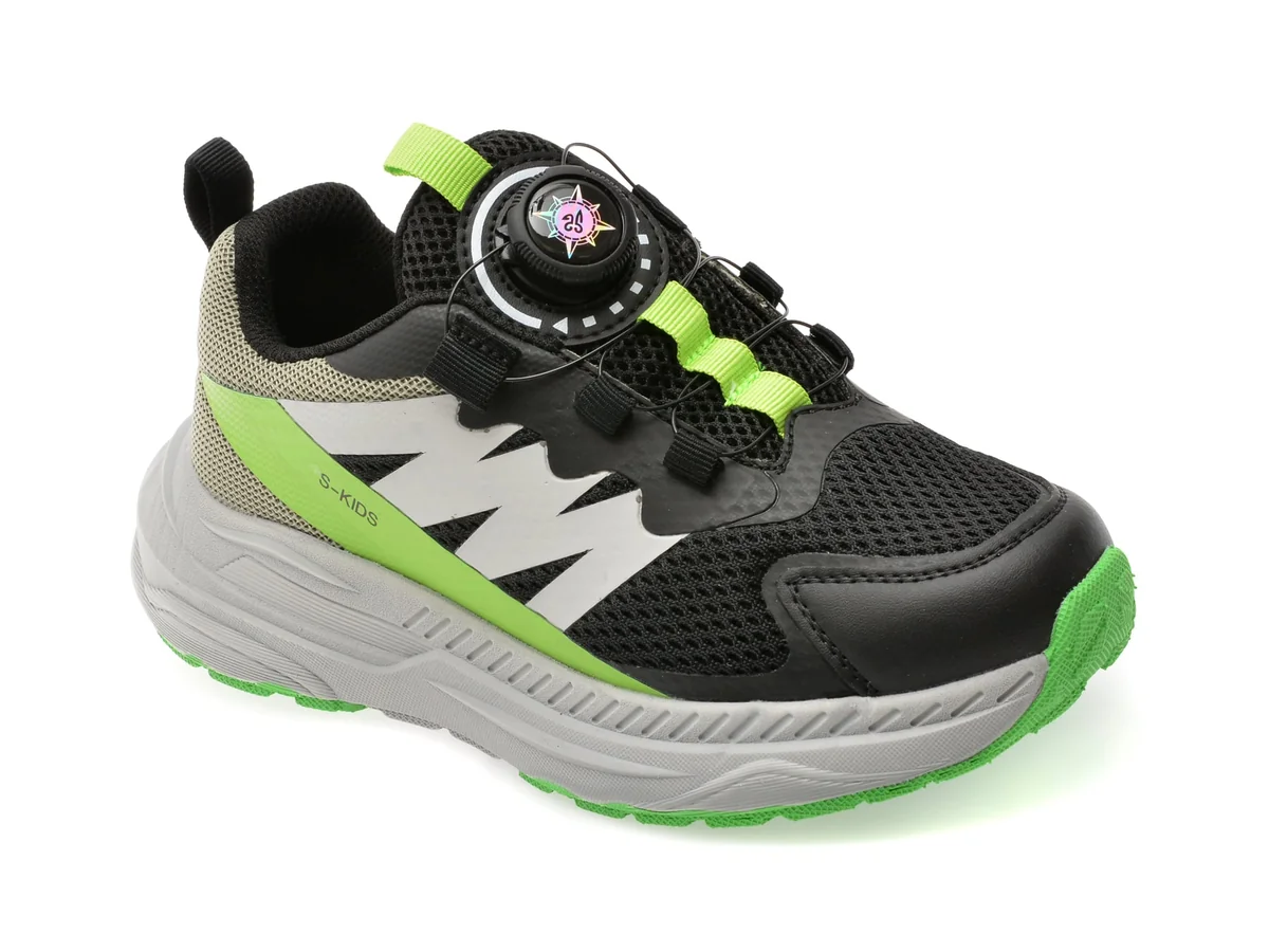 Pantofi Sport Selection Kids Negri, 2519, Din Material Textil