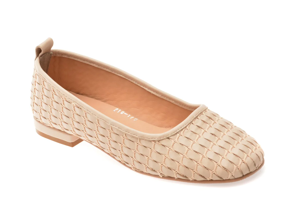 Balerini Epica Bej, 532210, Din Piele Naturală