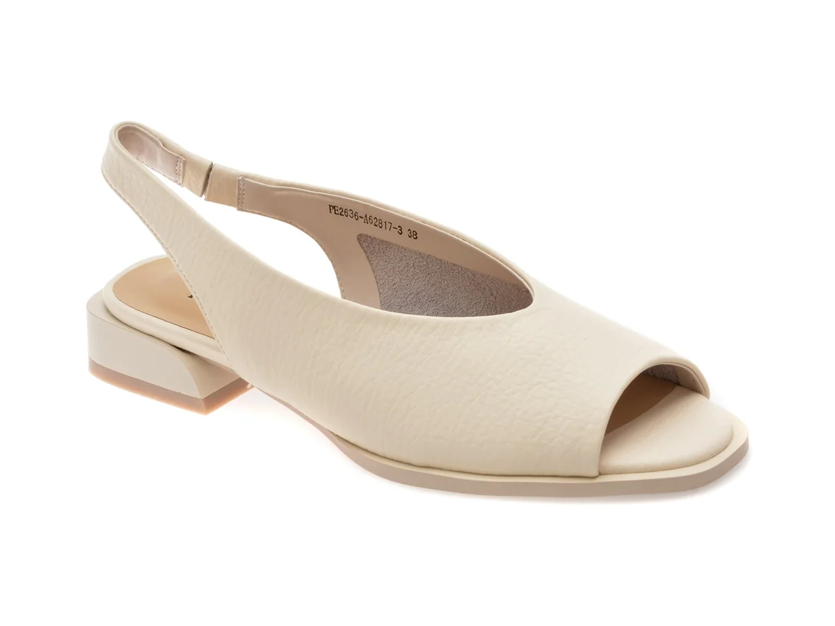 Sandale Flavia Passini Nude, 2636, Din Piele Naturala