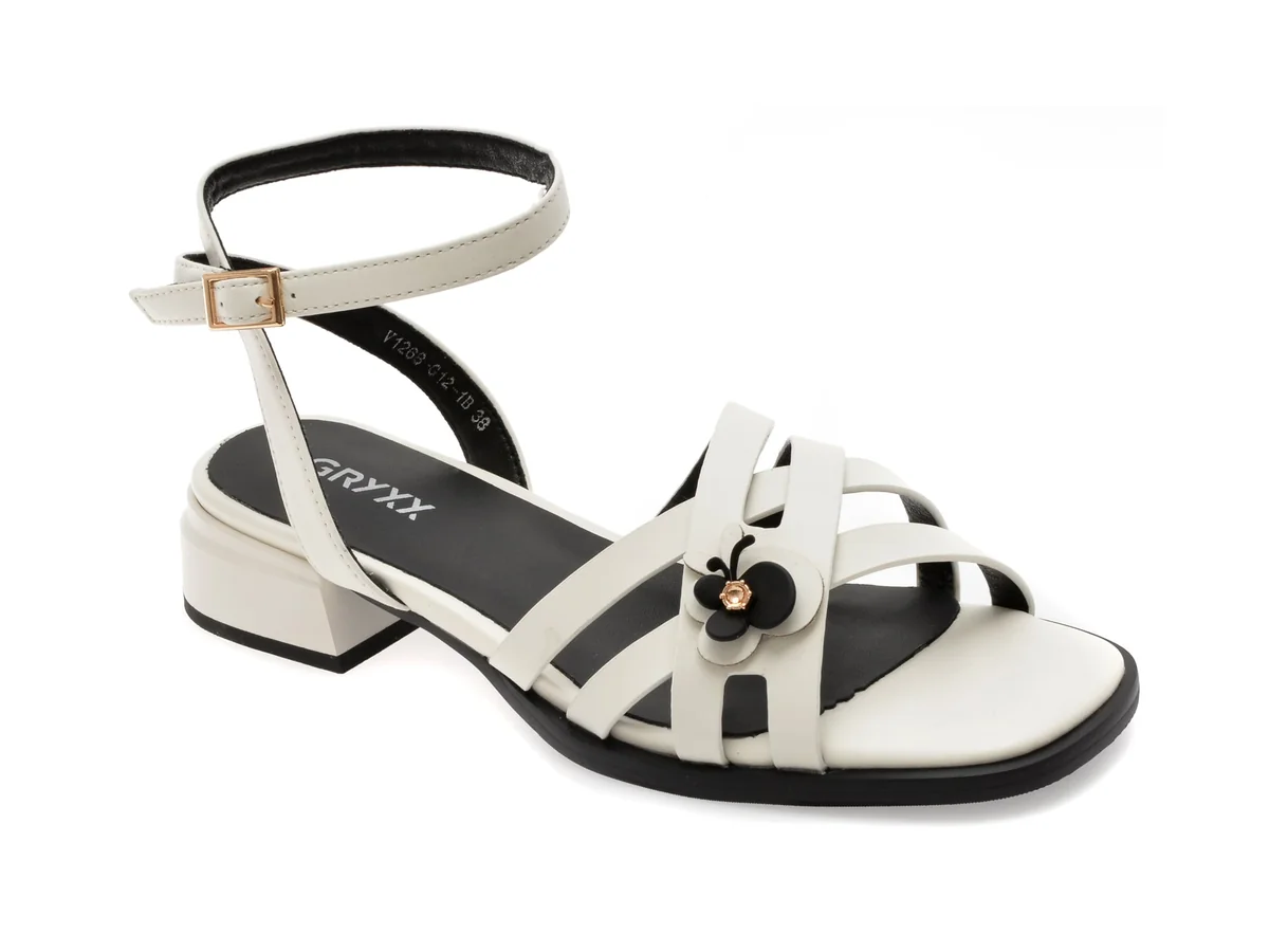 Sandale Gryxx Albe, 1268G12, Din Piele Naturala