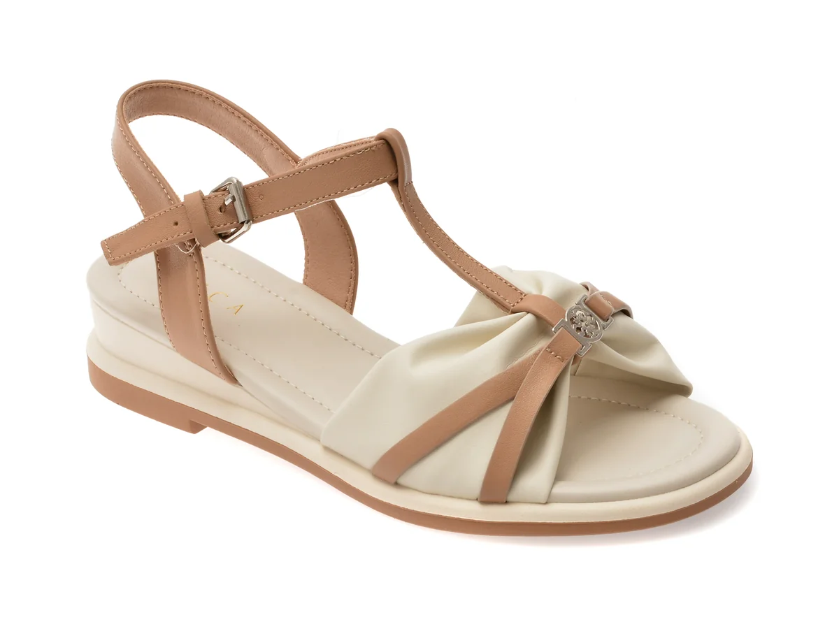 Sandale Epica Nude 1367D13, Din Piele Naturala