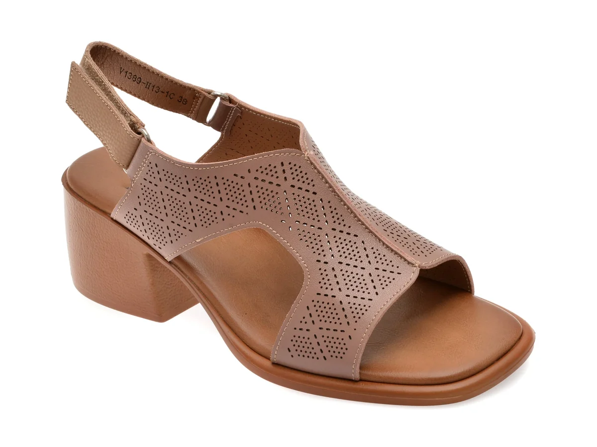 Sandale Flavia Passini Mov, 1389H13, Din Piele Naturala