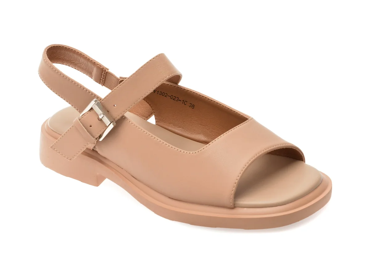 Sandale Flavia Passini Nude, 1302G23, Din Piele Naturala