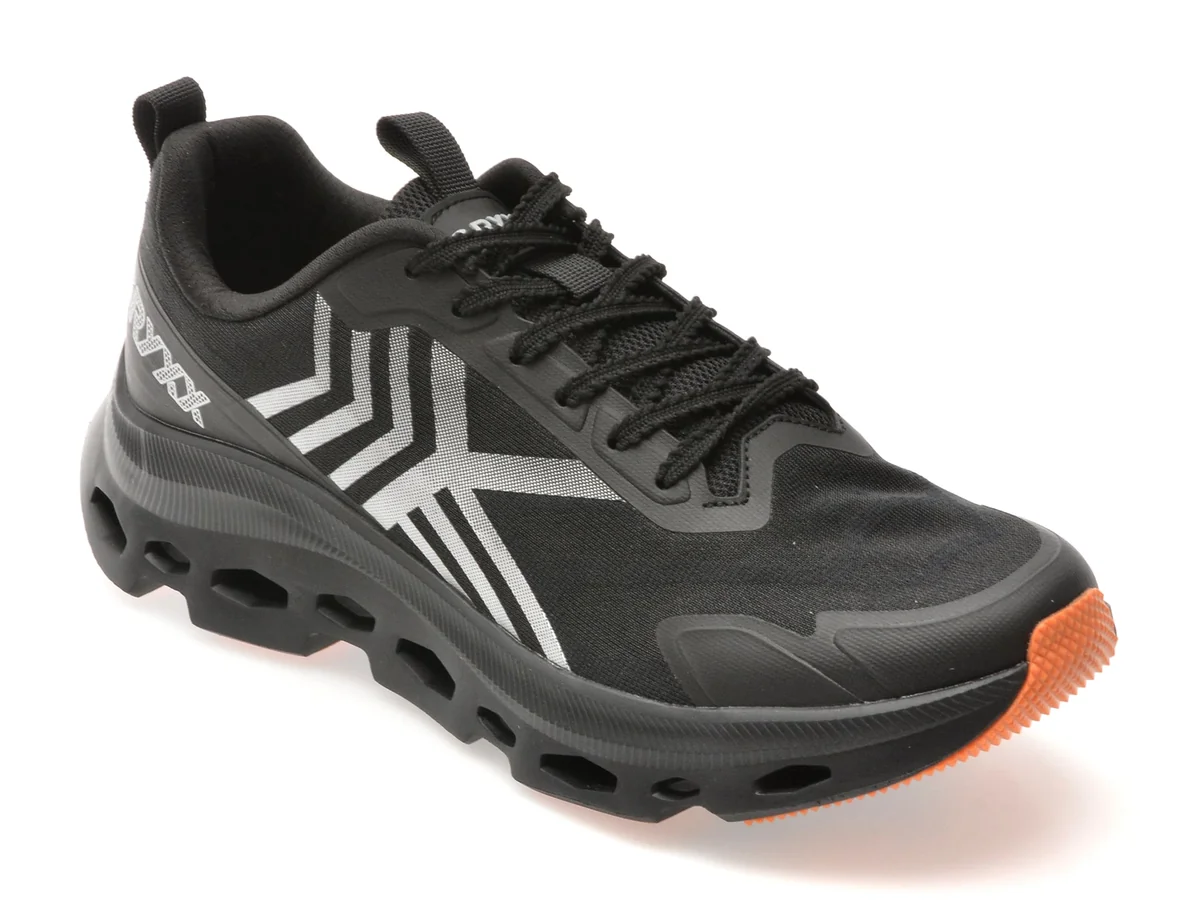 Pantofi Sport Gryxx Negri 24127 Din Material Textil