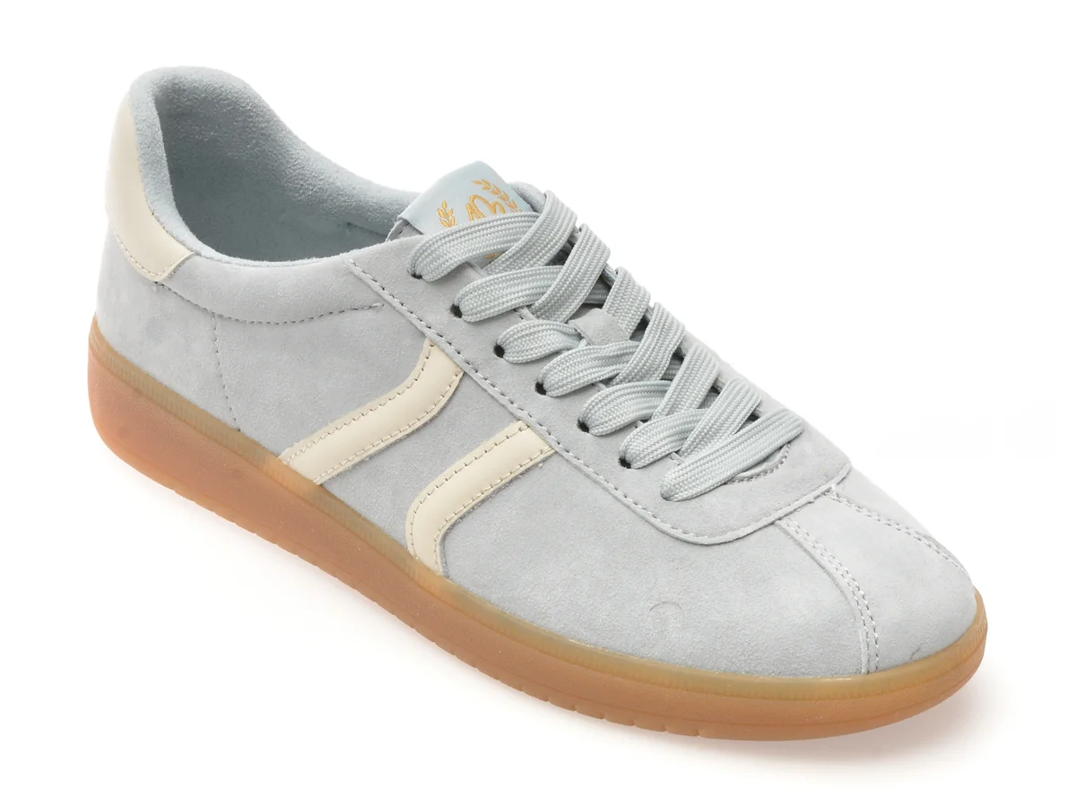 Pantofi Sport Aldo Albastri, Chicsneaker 499, Din Piele Întoarsă
