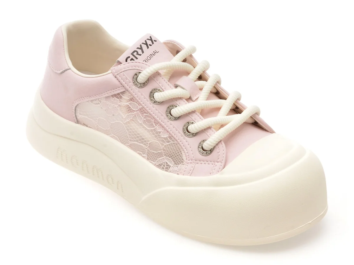 Pantofi Sport Gryxx Roz, C1158, Din Material Textil