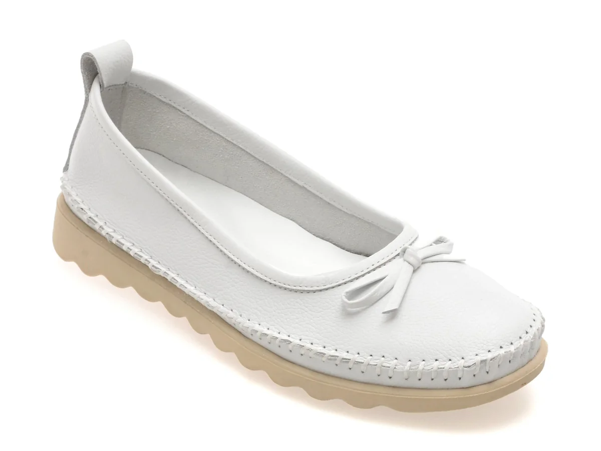 Balerini Gryxx Albi Ev2815 Din Piele Naturala