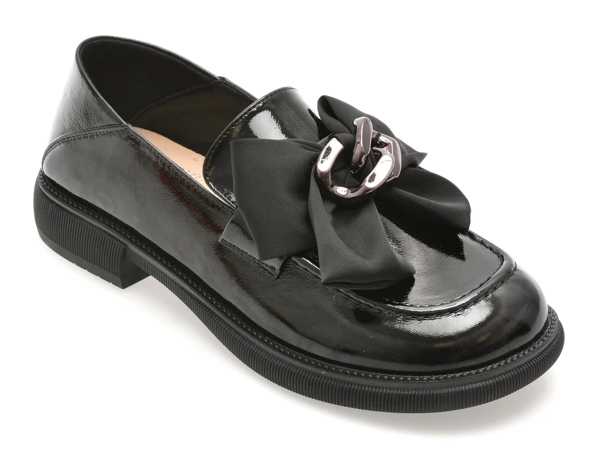 Mocasini Gryxx Negri 36311 Din Piele Naturala Lacuita