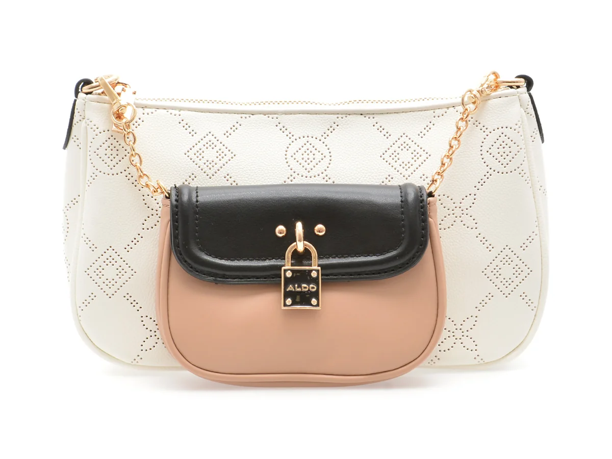 Geanta Aldo Albă, Amida 168, Din Piele Ecologică