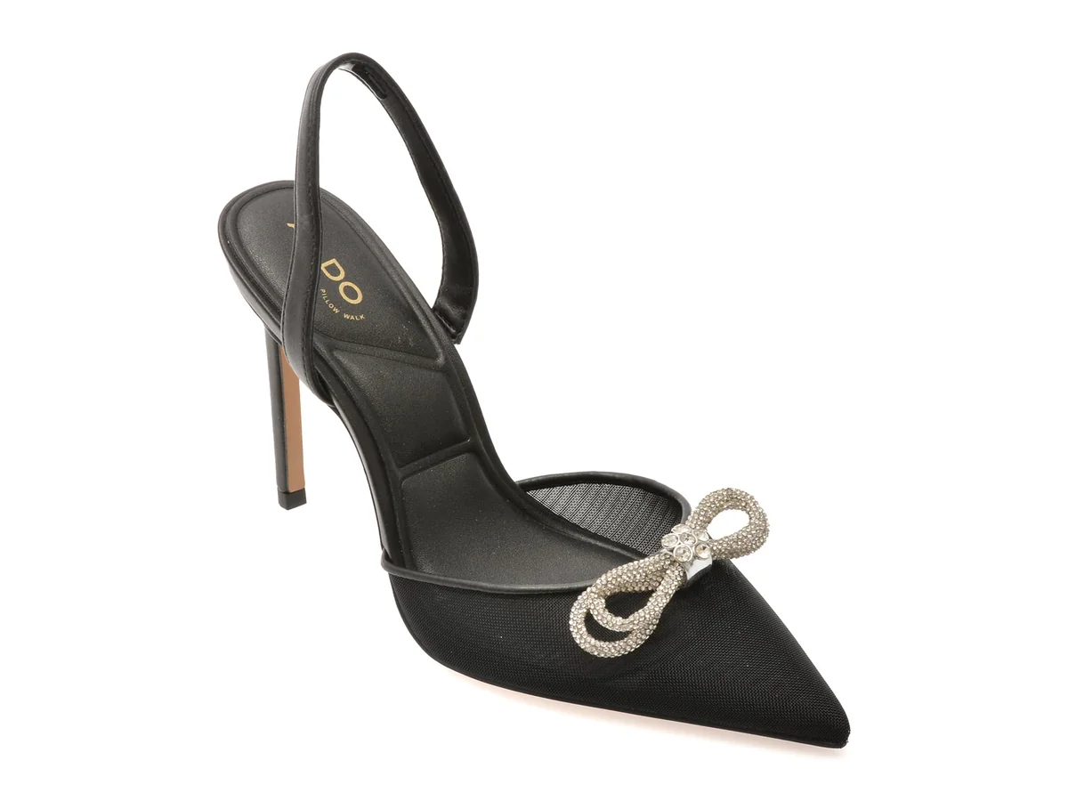 Pantofi Eleganți Aldo Negri, Addie 001, Din Material Textil