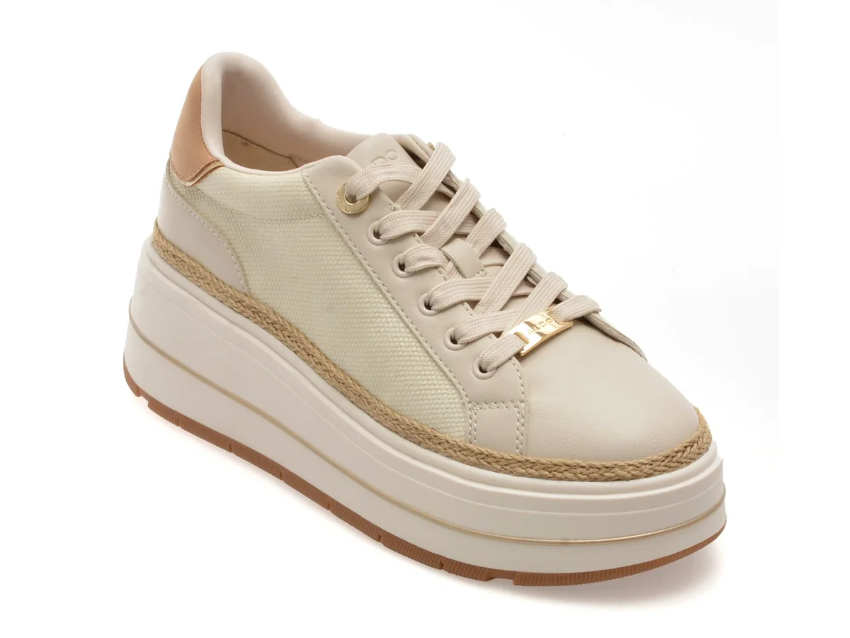 Pantofi Sport Aldo Bej, Garelía 108, Din Piele Ecologică