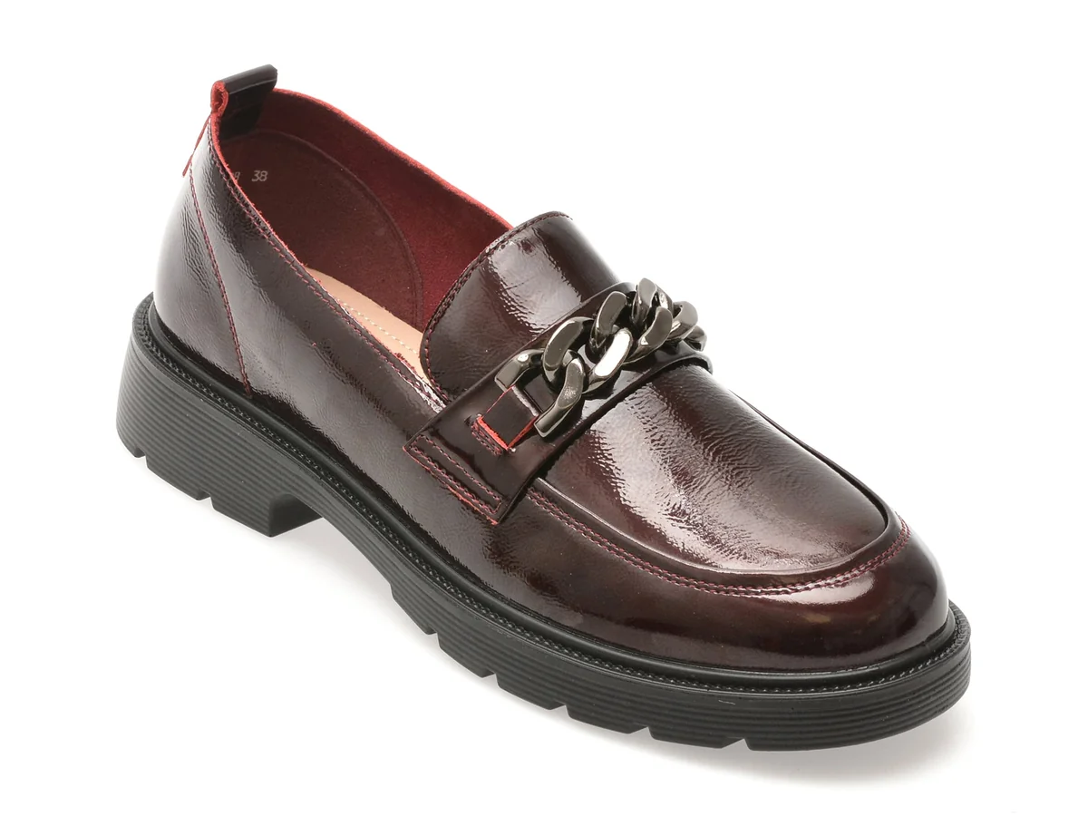 Mocasini Gryxx Visinii 911 Din Piele Naturala Lacuita