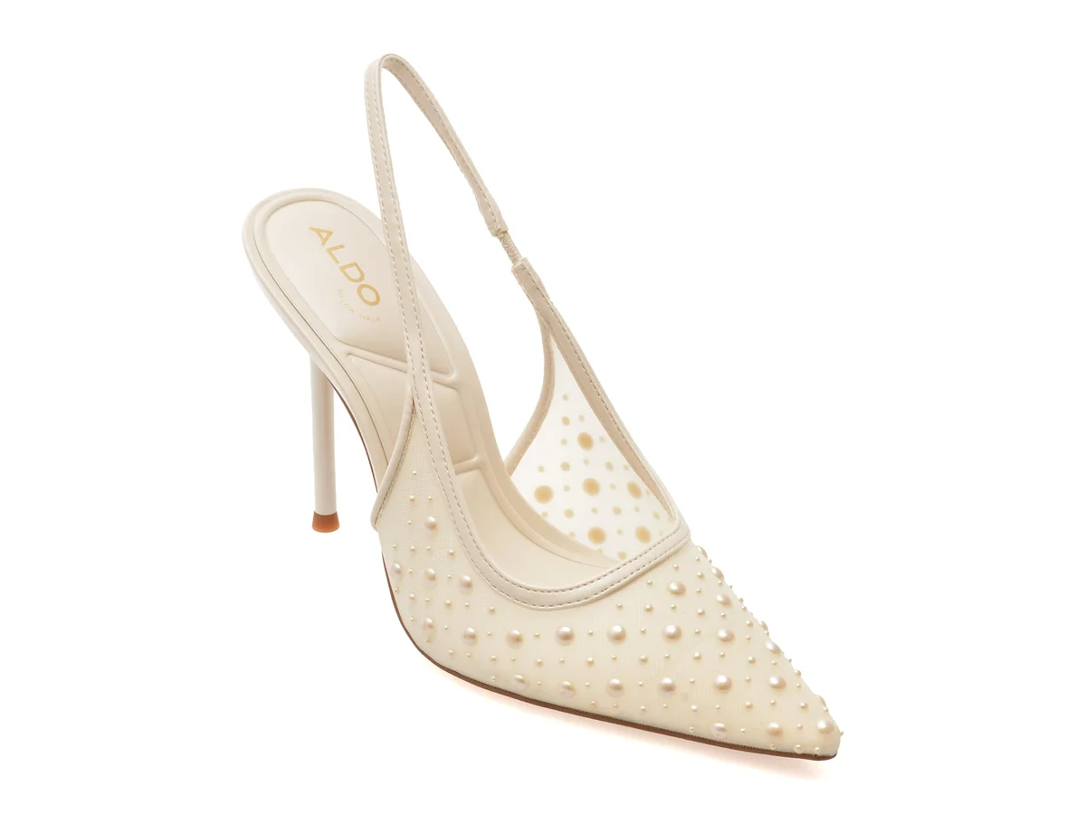 Pantofi Eleganti Aldo Albi, Pearlescent 110, Din Material Textil