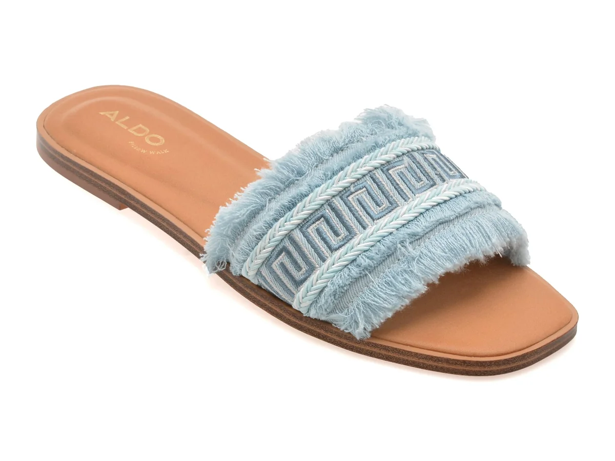 Papuci Aldo Bleumarin, Nalan i 420, Din Material Textil